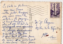 Andorre  Carte Postale Avec Timbre 20f 1960  (PPP16383) - Franking Machines (EMA)