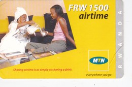 Rwanda, FRW 1500 Airtime, 2 Women, 2 Scans.   Please Read - Rwanda