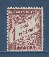 Monaco Taxe - YT N° 23 - Neuf Sans Charnière - 1926 à 1943 - Taxe