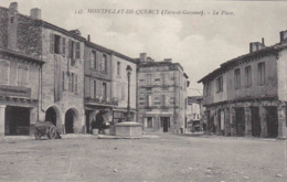 MONTPEZAT-de-QUERCY - La Place - Café  Parisien - Montpezat De Quercy