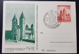 Luxembourg-  Consécration Solennelle De La Basilique St-Willibrord D'Echternach 20/09/1953 - In Gedenken An