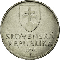 Monnaie, Slovaquie, 2 Koruna, 1995, TTB, Nickel Plated Steel, KM:13 - Slovaquie