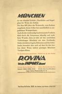 Wein Buch München (8000) Rovina Wein Import Bund Verkaufsliste 1936/37 Viele Abbildungen II Vigne - Exhibitions