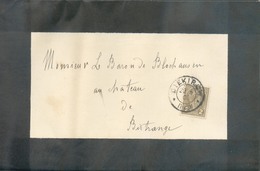 2c. ADOLPHE Obl. Dc DIEKIRCH Sur Faire-part De Deuil (NICOLAS REDING) Le 22-6-1900 Vers Bitrange (ex-KIPPENHOF). - 13491 - 1895 Adolphe Profil