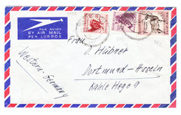 South Africa AIRMAIL COVER TO Germany 1958 - Poste Aérienne