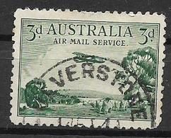 AUSTRALIA 1929  POSTA AEREA BIPLANO YVERT. 2 USATO VF - Usati