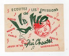 Dec18     83413    Buvard    Radio Luxembourg - Kino & Theater