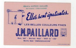 Dec18     83411    Buvard    JM Paillard Les Belles  Couleurs - Cinéma & Théatre