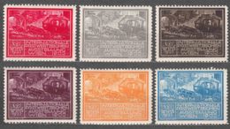 Austria 1933 Nice Cinderellas, Vignettes, Post Ausstelung, Lightly Hinged With Gum - Ungebraucht