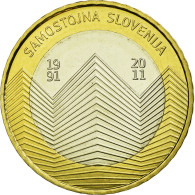 Monnaie, Slovénie, 3 Euro, 2011, SPL, Bi-Metallic, KM:101 - Slovenia