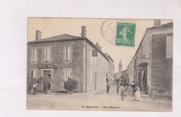 CPA DPT 40 GABARRET, RUE MARSAN En 1914! - Gabarret