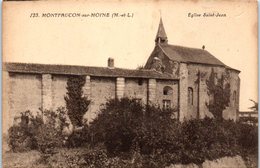 49 - MONTFAUCON Sur MOINE --  Eglise St Jean - Montfaucon