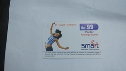 India-smart Card-(40e)-(rs.99)-(siliguri)-(1/1/2007)-(look Out Side)-used Card+1 Card Prepiad Free - India