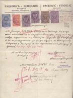 Yugoslavia Kingdom Document With Revenue Stamps - Covers & Documents