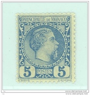 Monaco  -  1885  :  Yv  3  *      ,     N3 - Nuevos