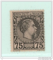 Monaco  -  1885  :  Yv  8  * - Nuevos