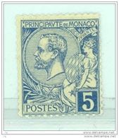 Monaco  -  1891  :  Yv  13  *       ,     N6 - Nuevos