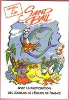 Carte Postale "Cart'Com" - Série Spectacle, Concert, Film, Théâtre - Sand Ball - Handball De Plage (requin) - Handball