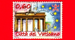 VATICANO - Usato - 2007 - 50º Anniversario Dei Trattati Di Roma - 0,60 - Germania - Gebruikt