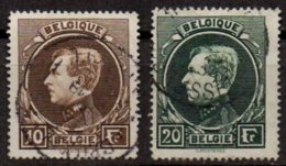 BELGIQUE - 10 & 20 F. Oblitérés TTB - 1929-1941 Grand Montenez