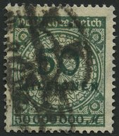 Dt. Reich 321Wb O, 1923, 50 Mio. M. Blaugrün, Walzendruck, Pracht, Gepr. Infla, Mi. 65.- - Used Stamps