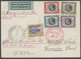 ZULEITUNGSPOST (308Bb) BRIEF, Südwest-Afrika, Windhoek: 1935, 7. Südamerikafahrt, Aus Anschlußgründen Ab Berlin Am 4.7.  - Zeppelins