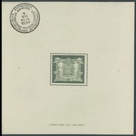 BELGIEN Bl. 1 **, 1930, Block Philatelistische Ausstellung, übliche Blockränder, Pracht, Mi. 750.- - Other & Unclassified