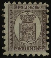 FINNLAND 5Bx (*), 1866, 5 P. Braunlila Auf Blasslila, Ein Paar Kürzere Zungen, Ohne Gummi, Feinst - Other & Unclassified