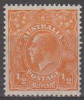 AUSTRALIA - 1932 ½d King George V. C Of A Watermark. Scott 113. MNH ** - Ungebraucht