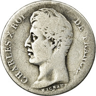Monnaie, France, Charles X, Franc, 1829, Limoges, B+, Argent, Gadoury:450 - 1 Franc