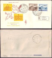 Fdc Venetia Ts 1954 210 Patti Laterannsi Raccomandata - Other & Unclassified