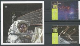 NU 2018 - Bureau De New York - UNISPACE+50 (2v+bloc) - Unused Stamps