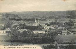 CPA 64 PYRENEES ATLANTIQUES St Saint Palais Vue Générale + Habitations Sur La Rive De La Bidouze Non Circulées - Saint Palais