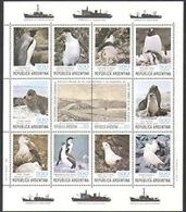 74750)   ARGENTINA 1980 PINGUINI/Birds/Guarnizione/ANTARTICO/Animali/NATURA/animaliselvatici-minifoglio-mnh** - Blocks & Kleinbögen