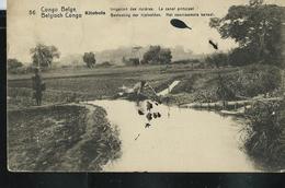 Carte Illustré Obl. N° 43. Vue: 56. Irrigation Des Rizières. Le Canal Principal. - Obl. Léopoldvile 03/10/1924 - Enteros Postales