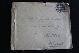 Tu-53 / Lettres - Lettre Envoie De Bremen (Allemagne) Ver La Rue Féronstrée 89, Liège, 1908 - Belgique - Transit Offices