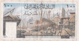 Billet 100 Dinars 01 – 01 - 1964, Alphabet : L.71 N° 085 - Algérie