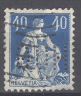 HELVETIA 1921-34: Mi 170 / YT 164, O PERFIN - FREE SHIPPING ABOVE 10 EURO - Perforés