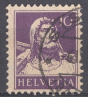 HELVETIA 1924-33: Mi 204 Z / YT 243a, O - FREE SHIPPING ABOVE 10 EURO - Perfin