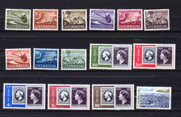 1946-68  Luxembourg,  Poste Aérienne, 7 / 21**, Cote 133,50 €, - Ungebraucht