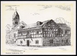 A3048 - TOP Neuwied Heddesdorf - Federzeichnung Von L.H. Thysen - Druck Atelier Hentrich Neuwied Mittelstraße - Neuwied