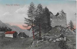 SPLÜGEN → 1275 Burgruine Splügen Im Rheinwald, Karte Anno 1916 - Rheinwald