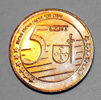 Madeira - Madère 2005 BU EURO PATTERN EURO ESSAI 5 Cents - Portugal - 5 Euro Cent - Privéproeven