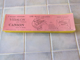 Buvards Vidalon Canson 28 X 7,5 Cm - C