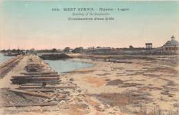 Nigeria - Topo / 23 - Construction D'une Jetée - Nigeria