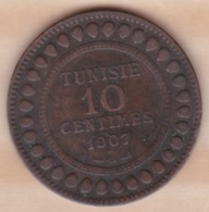 PROTECTORAT FRANCAIS. 10 CENTIMES 1907 A. BRONZE. - Tunisia