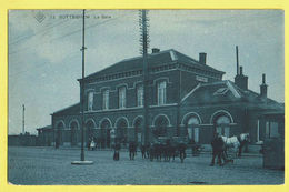 * Zottegem - Sotteghem * (SBP, Nr 13) La Gare, Bahnhof, Railway Station, Très Animée, Cheval, Tram, Vicinal, TOP Unique - Zottegem