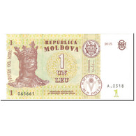 Billet, Moldova, 1 Leu, 2015, Undated (2015), KM:8i, NEUF - Moldova