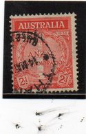 B - 1935 Australia - Anzac - Oblitérés