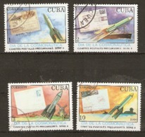 Cuba  1990  SG  3514-9  Cosmonauts Day  Fine Used - América Del Norte